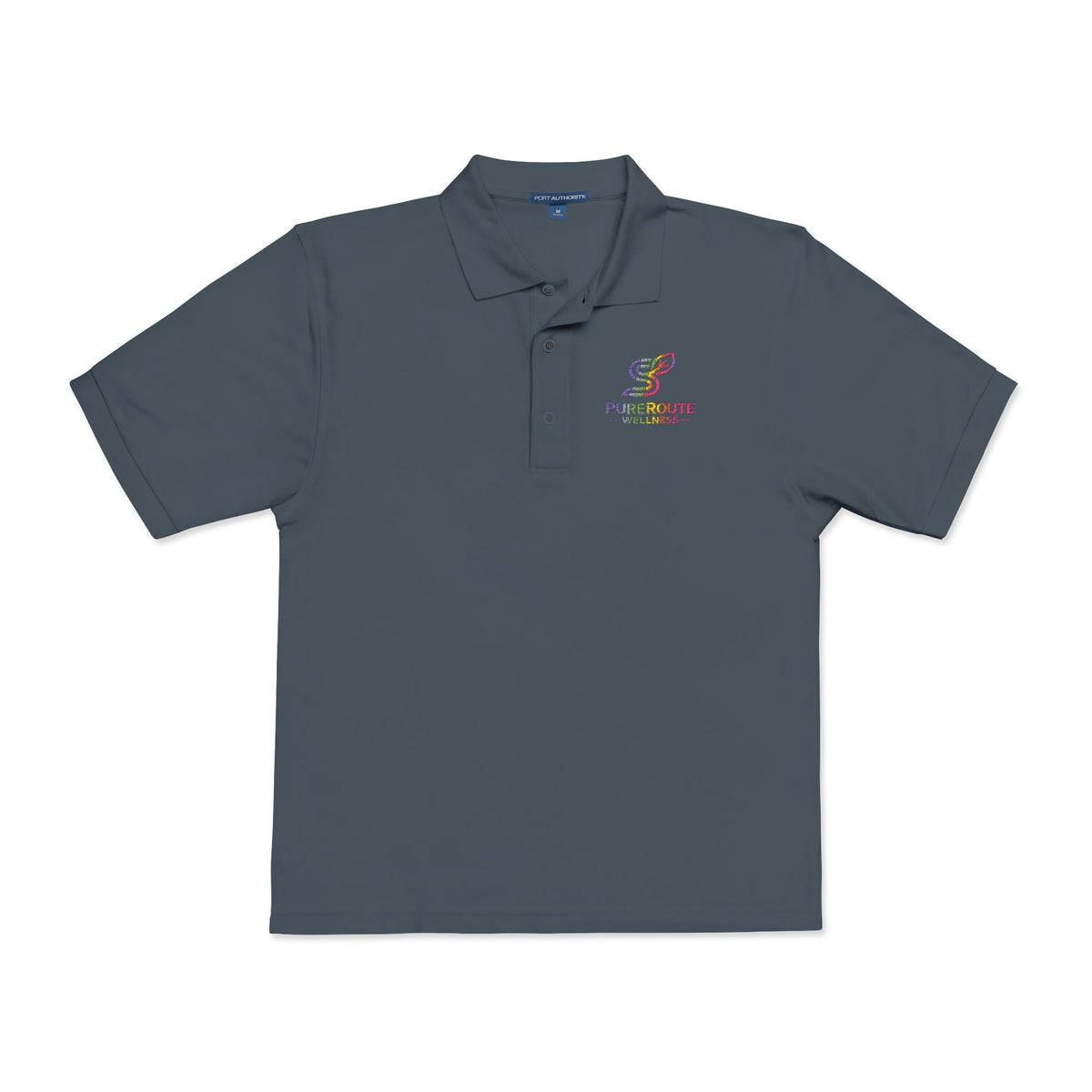 Embroidered Colorful Logo Polo Shirt