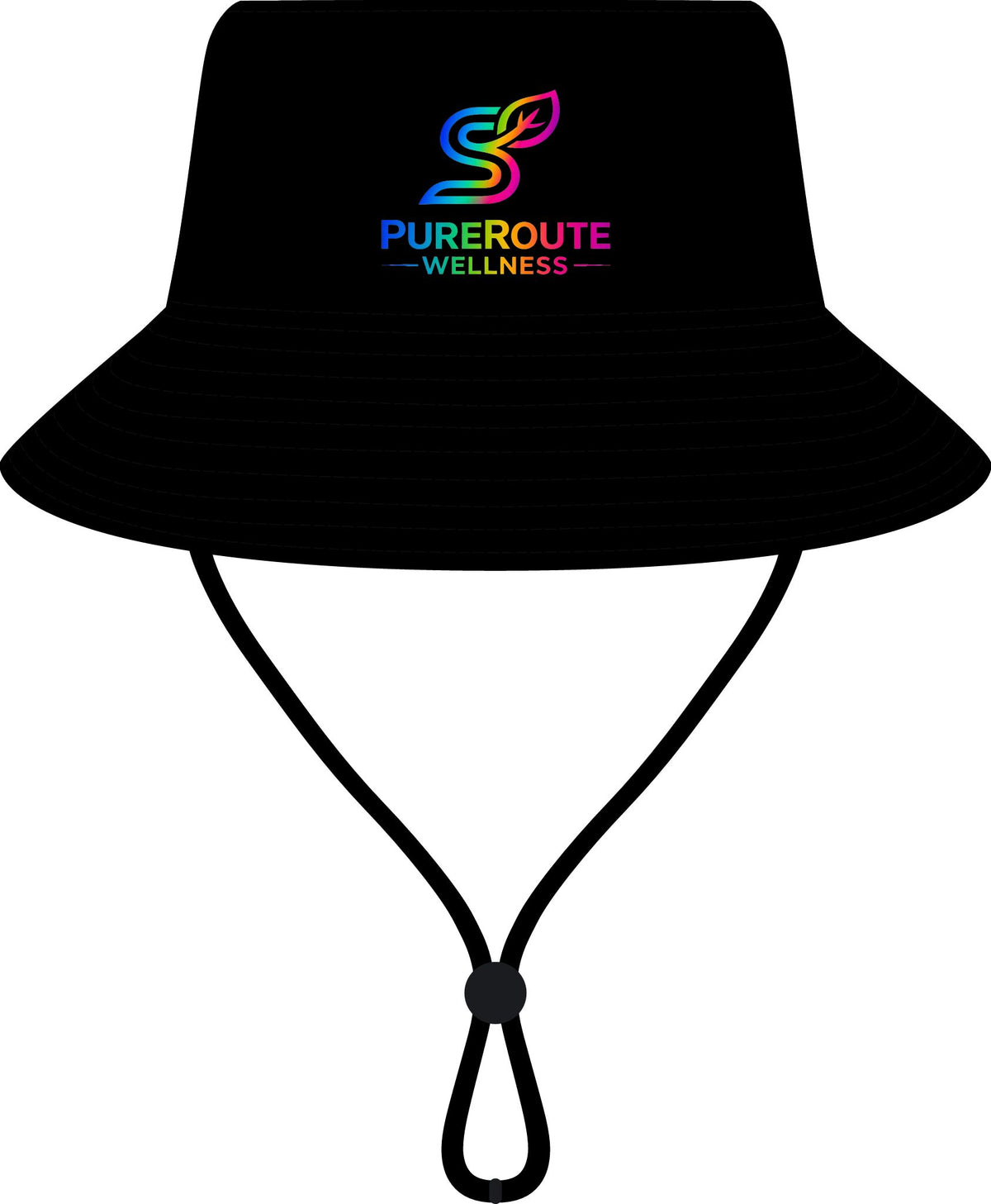 PureRoute Wellness Wide Brim Bucket Hat