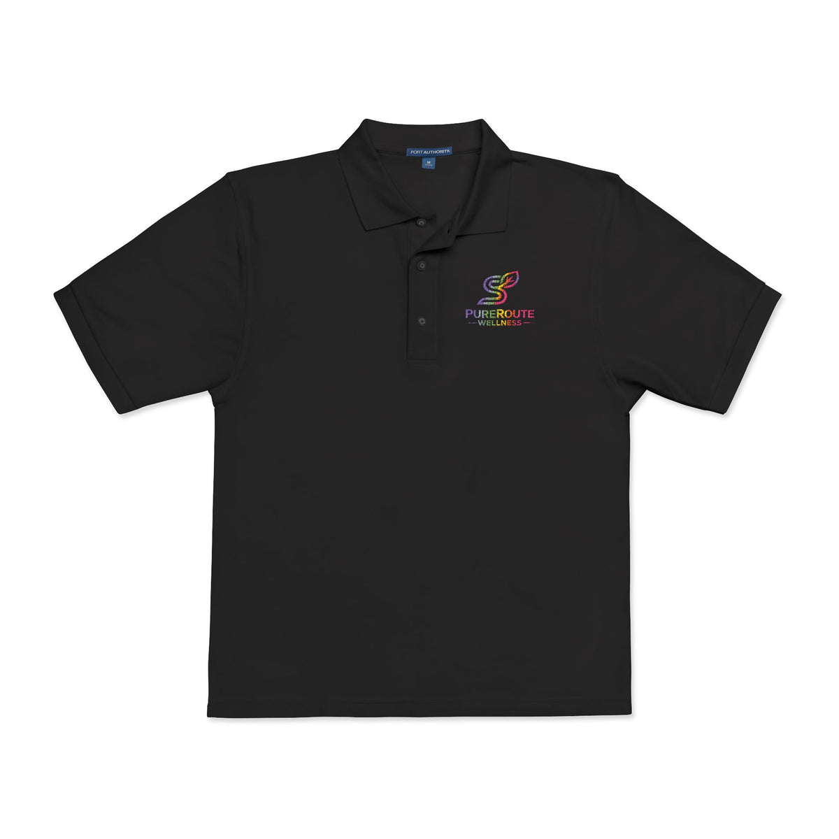 Embroidered Colorful Logo Polo Shirt