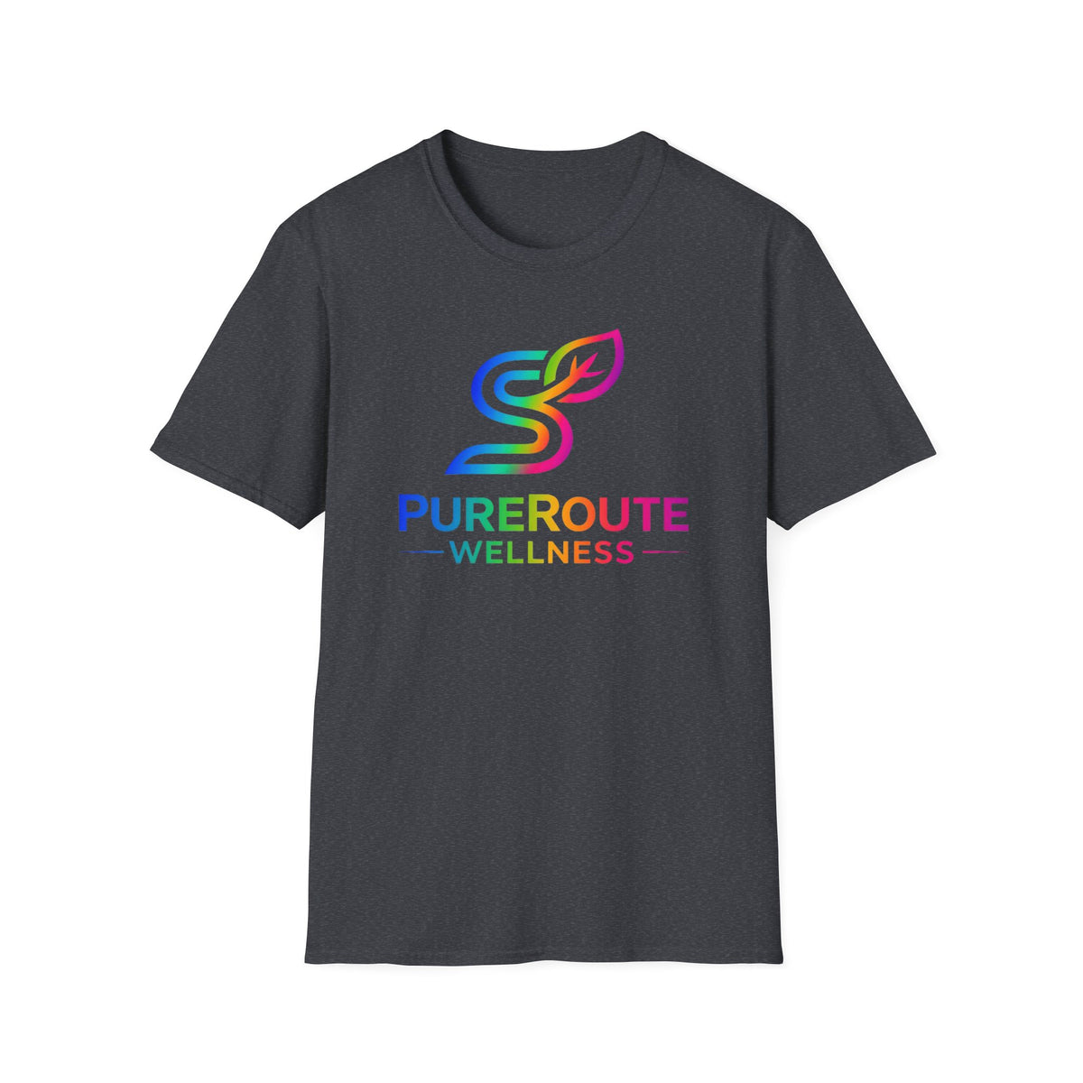 PurerRoute Wellness Rainbow Logo T-Shirt