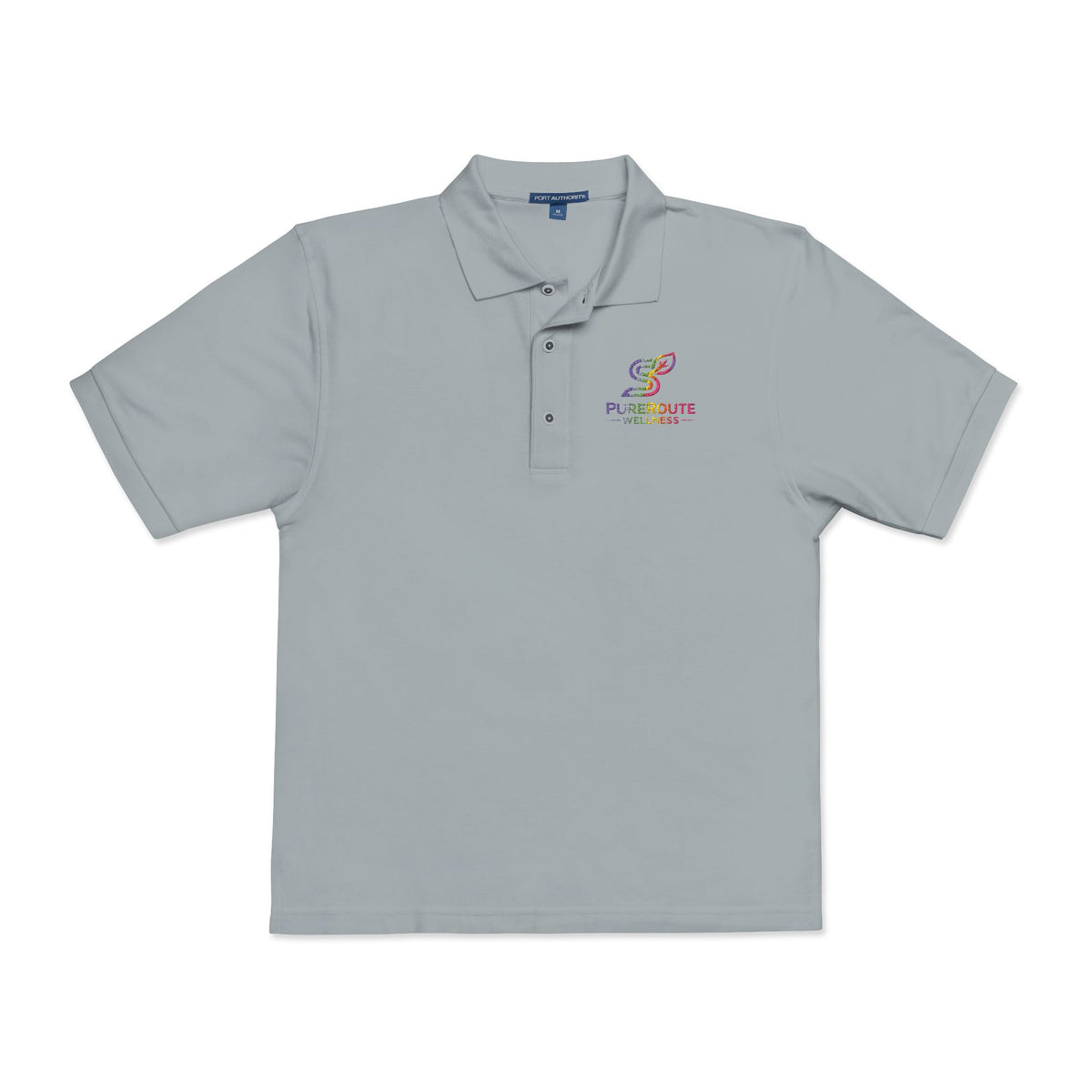 Embroidered Colorful Logo Polo Shirt