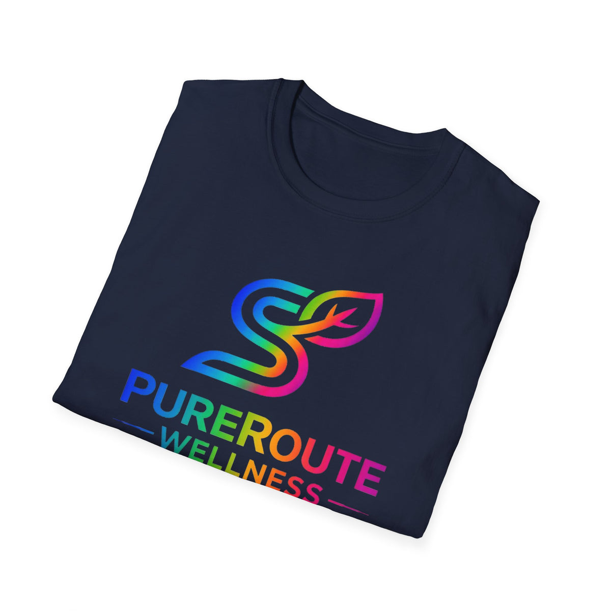 PurerRoute Wellness Rainbow Logo T-Shirt