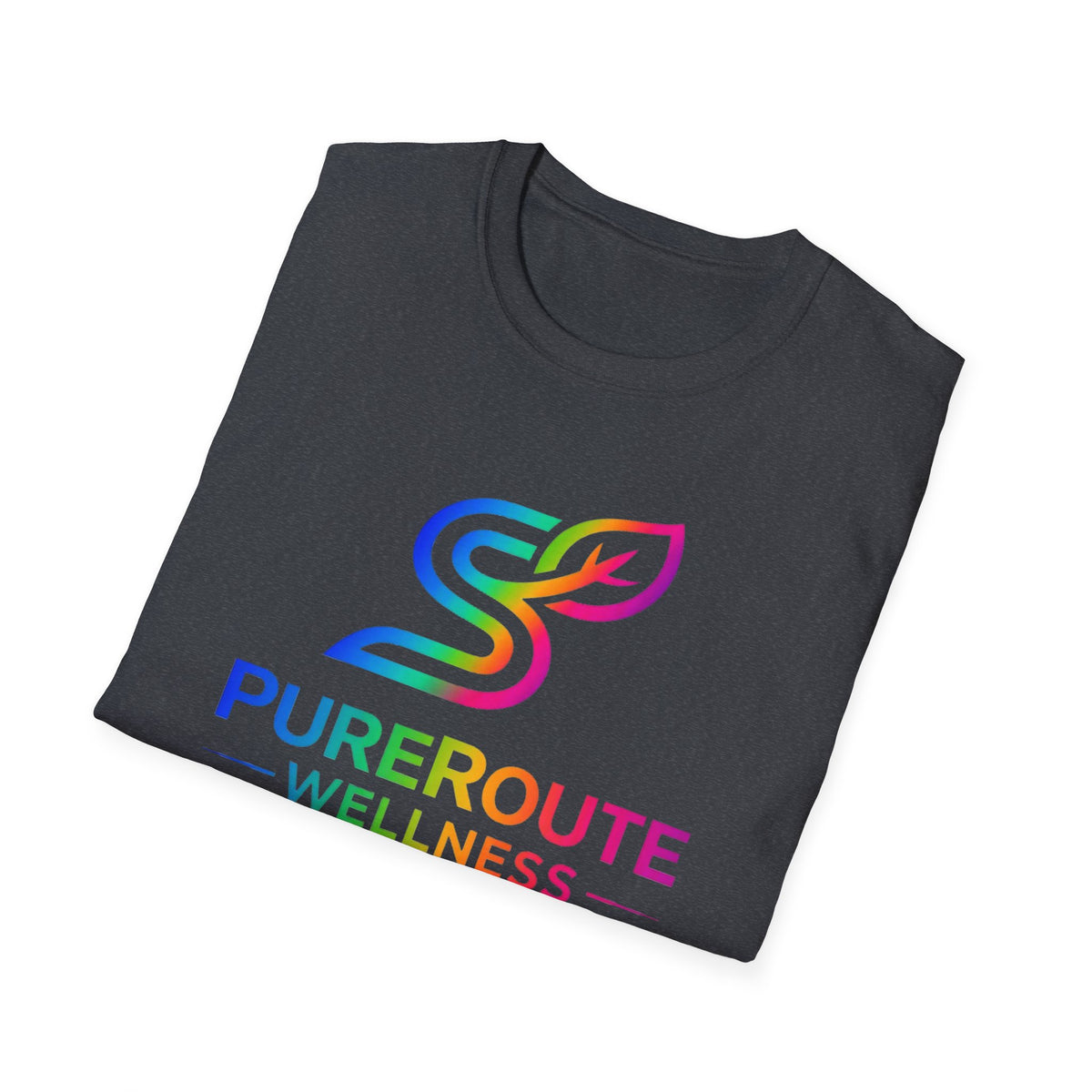 PurerRoute Wellness Rainbow Logo T-Shirt