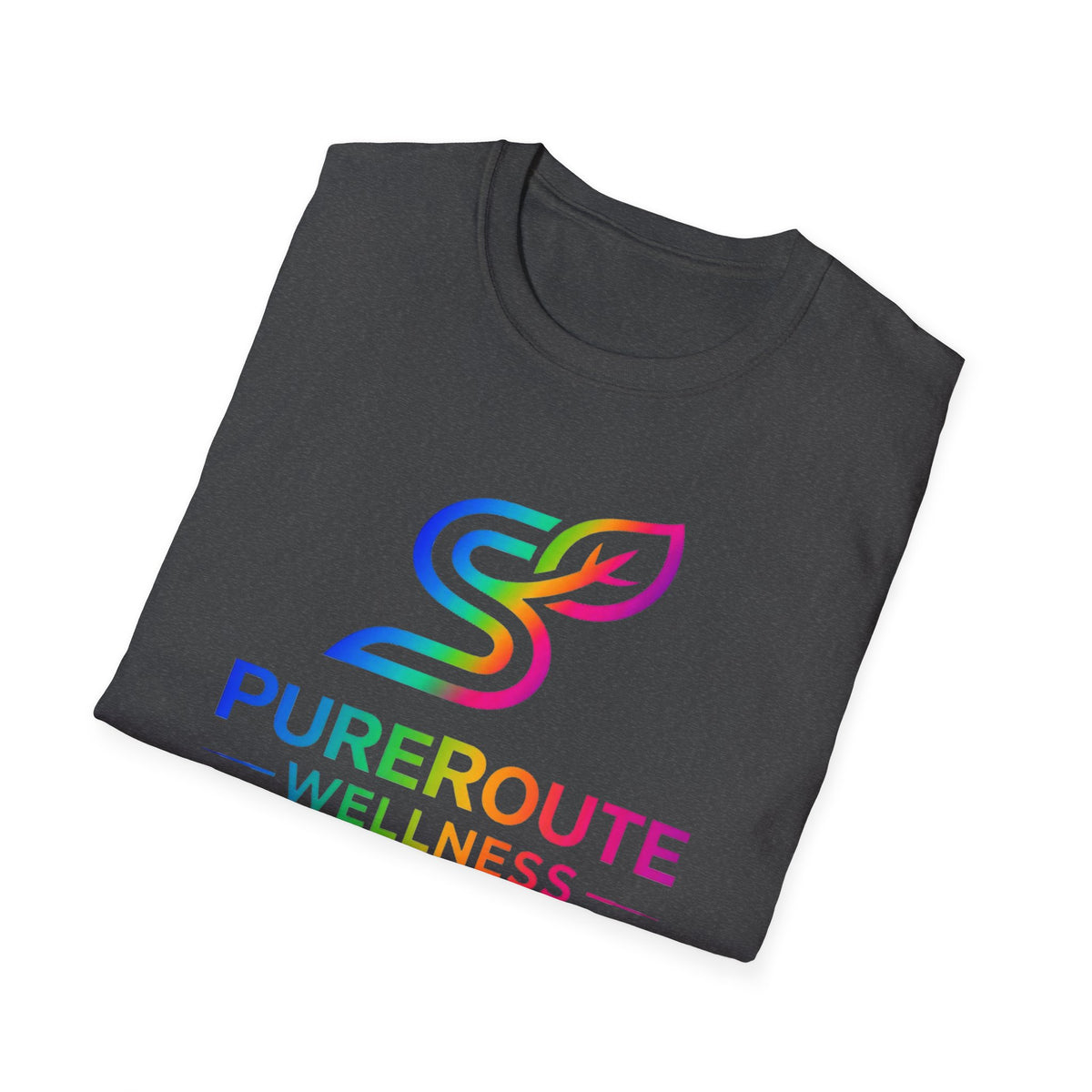 PurerRoute Wellness Rainbow Logo T-Shirt