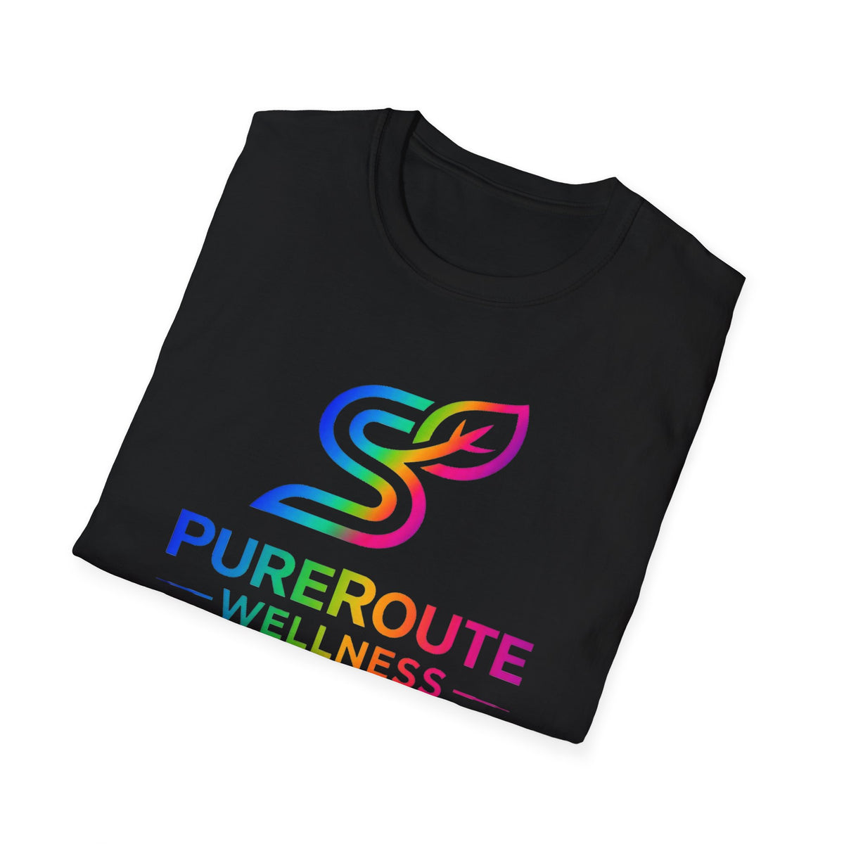 PurerRoute Wellness Rainbow Logo T-Shirt