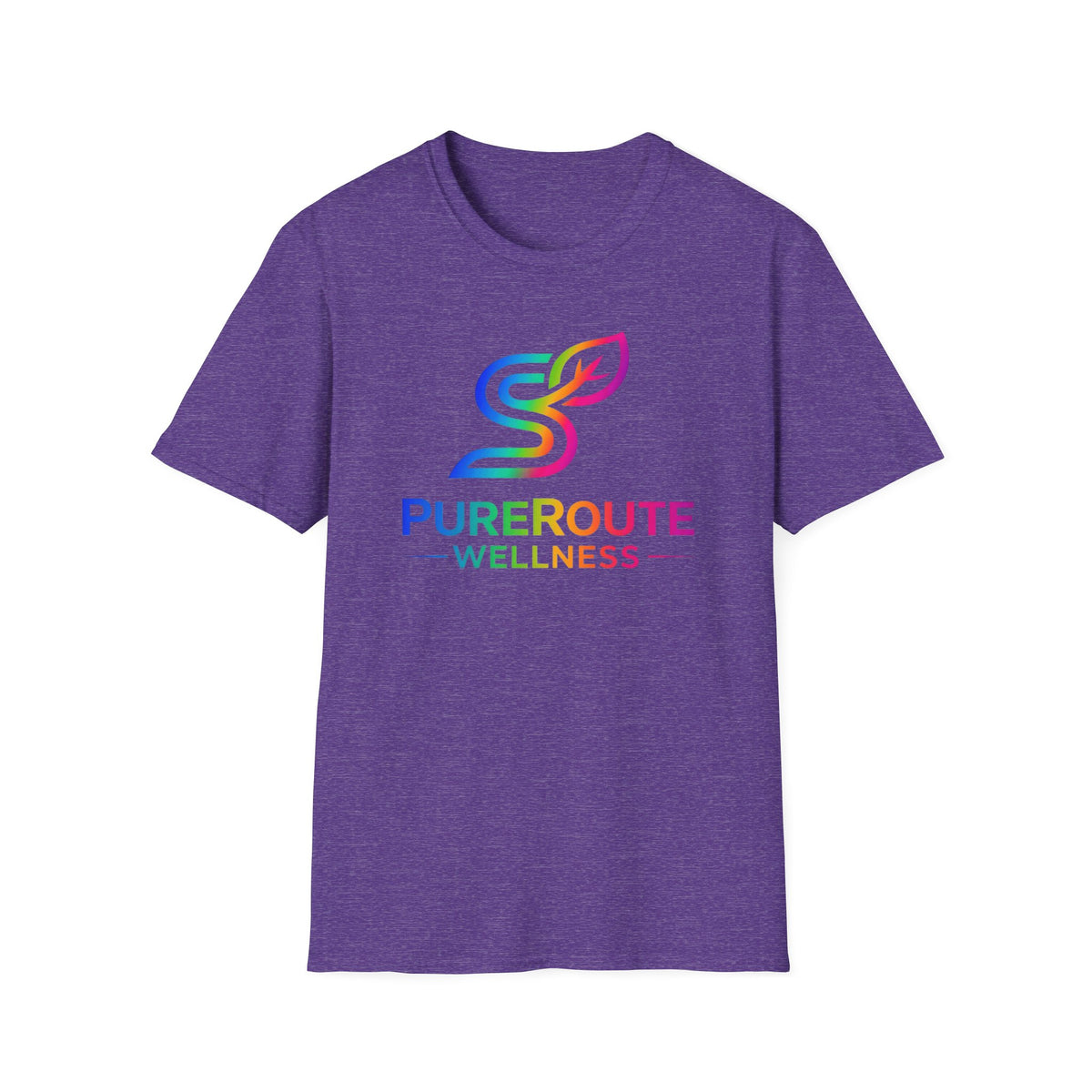 PurerRoute Wellness Rainbow Logo T-Shirt