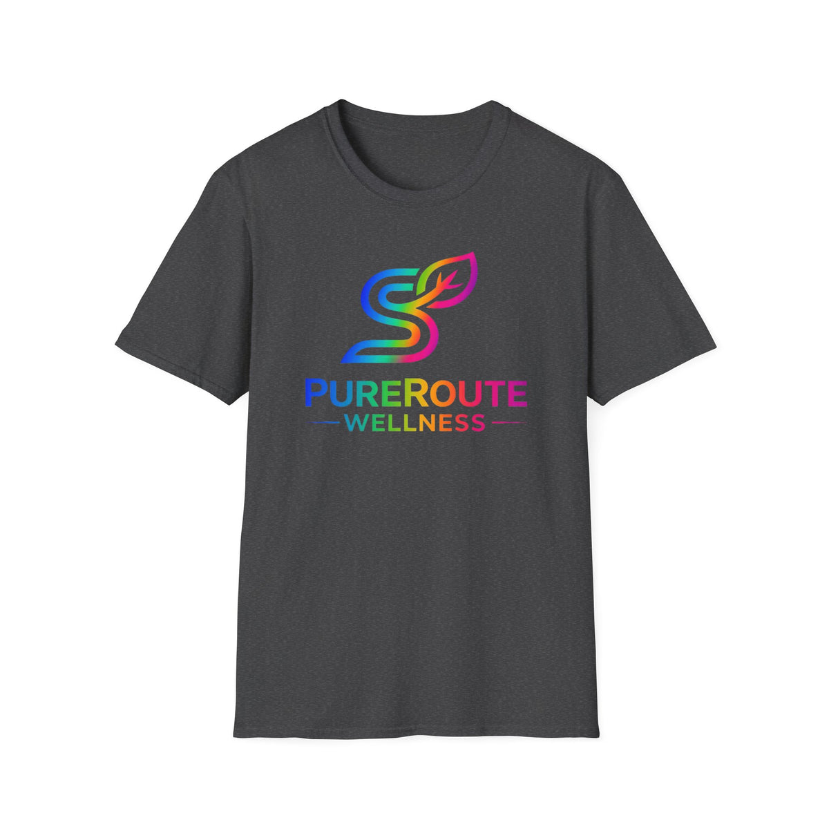 PurerRoute Wellness Rainbow Logo T-Shirt