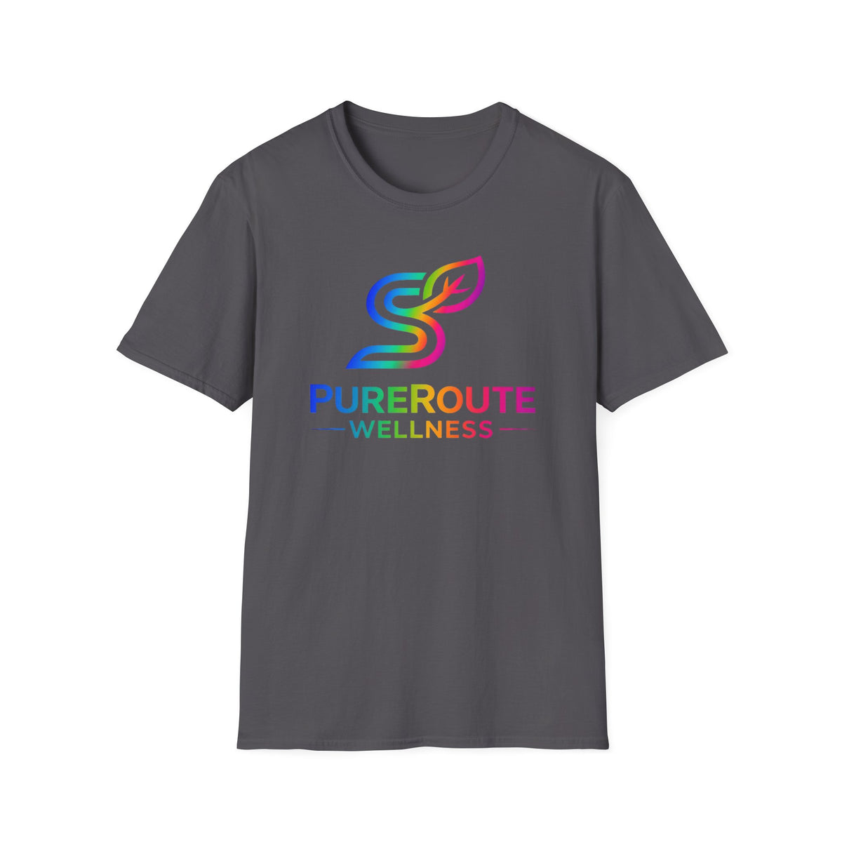 PurerRoute Wellness Rainbow Logo T-Shirt