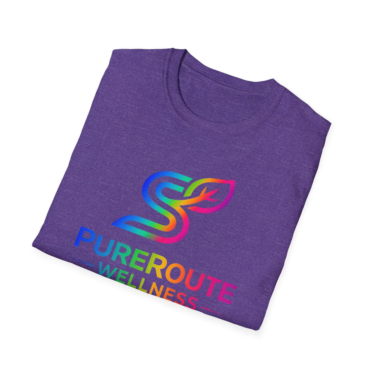 PurerRoute Wellness Rainbow Logo T-Shirt